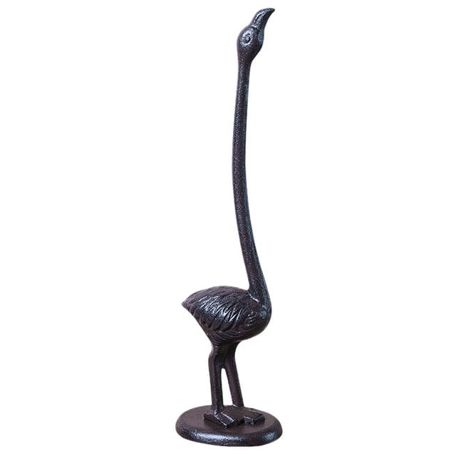 USHOBE Countertop Animal Paper Towel Dispenser Black Iron Rustic Design For Living Room Use 1Set