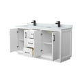 thumbnail image 3 of Wyndham Collection WCF414166DGZCMUNSMXX Strada 66" Free Standing Double Basin Vanity Set -, 3 of 7