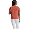 thumbnail image 2 of Hanes Originals Women’s Tri-Blend Classic-Fit T-Shirt with Curved Hem, 2 of 7