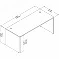 thumbnail image 3 of Bush Business Furniture Studio C 71 Computer Desk Harvest Cherry SCD272CS, 3 of 7