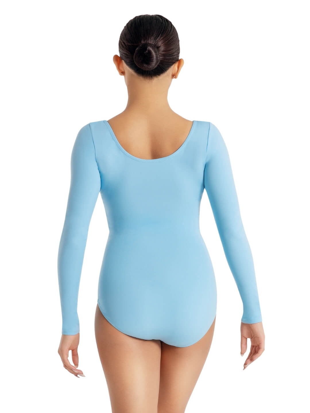 Tuta Da Donna A Maniche Lunghe Capezio - In Nylon/spandex, Scollo Rotondo, Aderente, Per Danza E Fitness