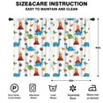 thumbnail image 2 of Blackout Kids Curtains,White Dinosaurs Volcanoes Birds Pattern Childrens Insulated Curtains Set Of 2,Bedroom Essentials,Toddler Room Decor 42"x63", 2 of 5