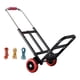 thumbnail image 1 of Carro de mano plegable, carro de mano, mango telescópico ligero, carro de construcción sólida, carro de equipaje, máx. 154lb para llevar compras kusrkot camión plegable, 1 of 7