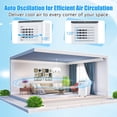 thumbnail image 5 of Giantex  6500 BTU(10000 BTU ASHRAE) w/Digital Display,  Air Cooler Dehumidifier Fan for Bedrooms Up to 350 Sq.Ft, 5 of 10