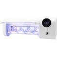 thumbnail image 1 of LED UVC Toothbrush Sanitizer Holder with 4 Slots and Timing Function for Family, Wall Mounted Electric Toothbrush Holder Sterilizer Case with Cover for Bathroom Use, 1 of 5