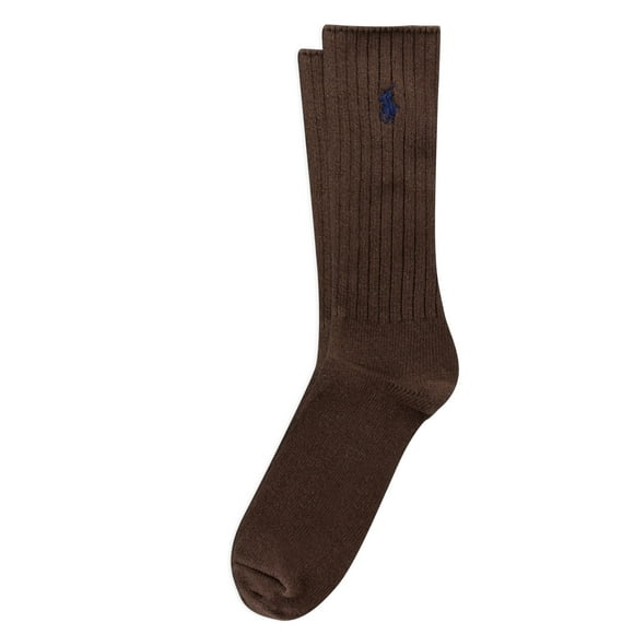 Calcetines Polo Ralph Lauren Classic Crew para Hombre Marrón Oscuro