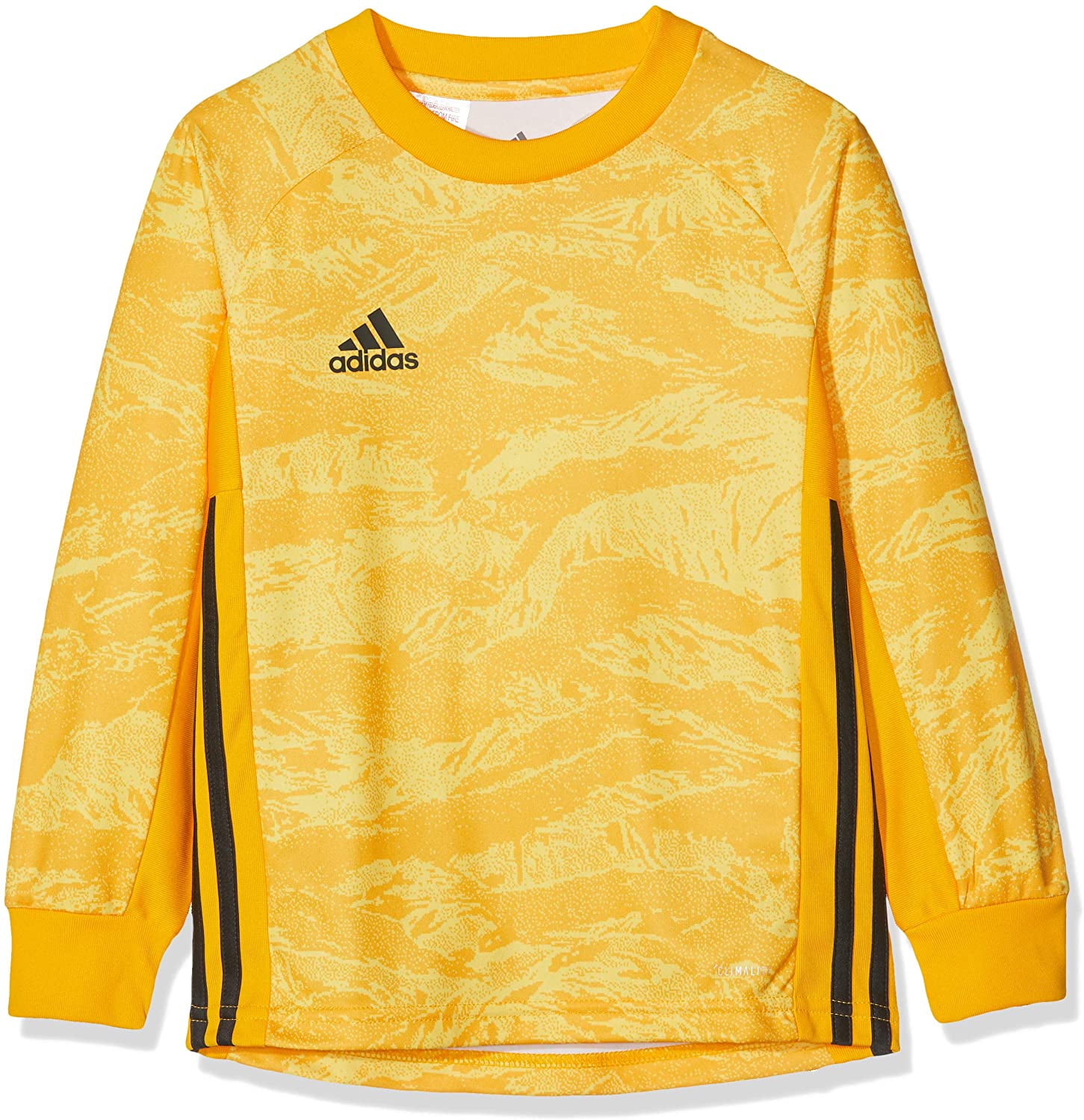 adidas ADIPRO 19 Goalkeeper Jersey Junior GK Shirt Collegiate Gold Yellow for Soccer Goalkeeping adidas ADIPRO 19 Goalkeeper Jersey Junior GK Shirt Collegiate Gold Yellow for Soccer Goalkeeping