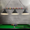 thumbnail image 5 of iMeshbean 47" 3-Light Hanging Pool Table Lights Fixture Billiard Pendant Lamp Fits E26 US, 5 of 10