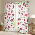 thumbnail image 2 of Manfei Cartoon Cherry Black Out Curtains for Teen, Pink Strawberry Print Curtains Pack of 2 (42x63 Each), Yummy Fruit Bedroom Curtains, Window Curtains Home Decor, 2 of 6