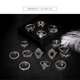 thumbnail image 3 of 15 unids/set Bohemia flor anillo mujer geométrico nudillo dedo anillos joyería Tmvgtek Para estrenar, 3 of 6