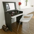 thumbnail image 3 of Nexera Tribeca Ebony and White Vanity Desk, 3 of 3