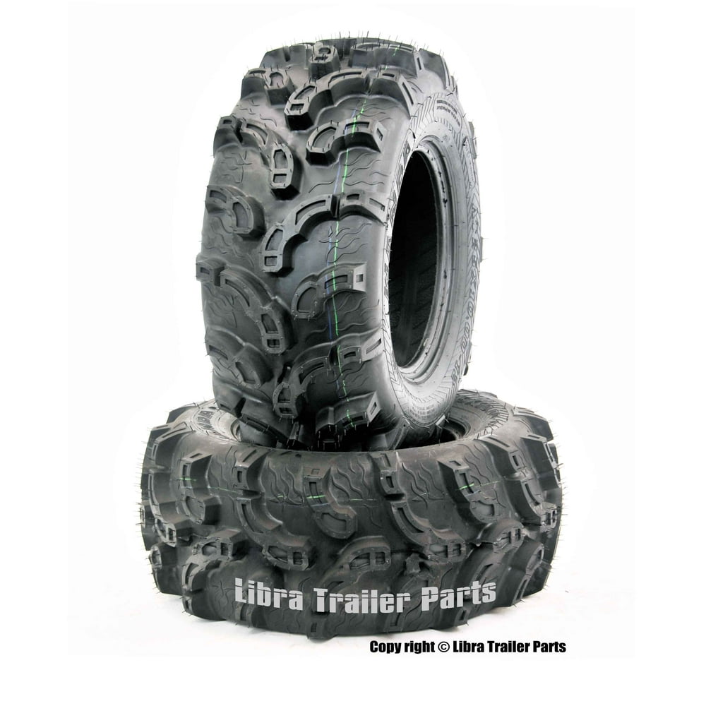 2 New Premium WANDA ATV/UTV Tires 25x1110 25X11X10 6PR P375 10216