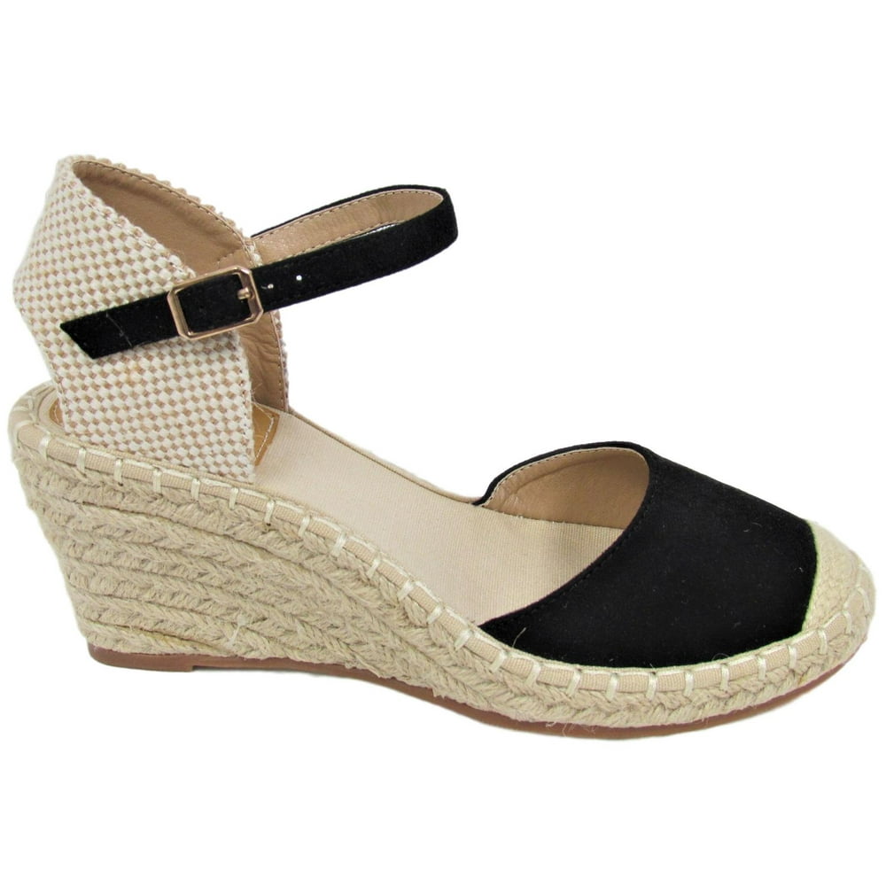 Bonnibel Women Espadrille Platform Low Kitten Heel Wedge