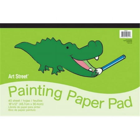 UPC: 0084001046113 | Pacon Painting Paper Pad 18  x 12  White 40 Sheets (PAC104611) PAC104611-3