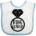 thumbnail image 3 of Inktastic Ring Bearer Wedding Party Boys or Girls Baby Bib, 3 of 4