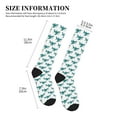thumbnail image 4 of Rateoe Cartoon Shark Compression Socks for Women and Men 20-30mmHg-Circulation Support Socks Knee High Nurse Pregnant Running Medical and Travel Athletic, 4 of 7
