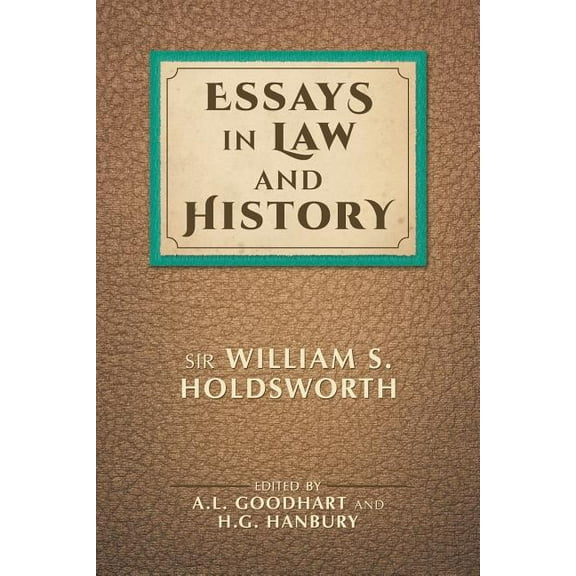 Essays in Law and History (Paperback)