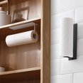 thumbnail image 5 of Soporte autoadhesivo para pañuelos de papel, soporte para rollos de cocina, soporte de pared para armario de cocina o baño, color blanco JFHHH pequeña, 5 of 5