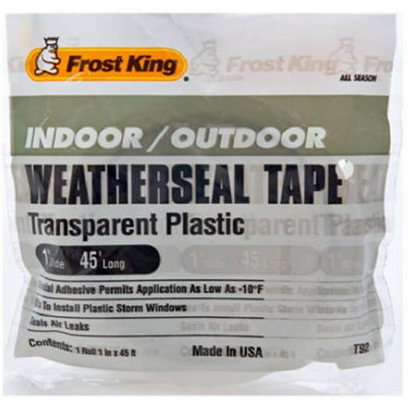 Frost King Clear Plastic Weather Seal For Doors and Windows 45 ft. L X 0.014 in.