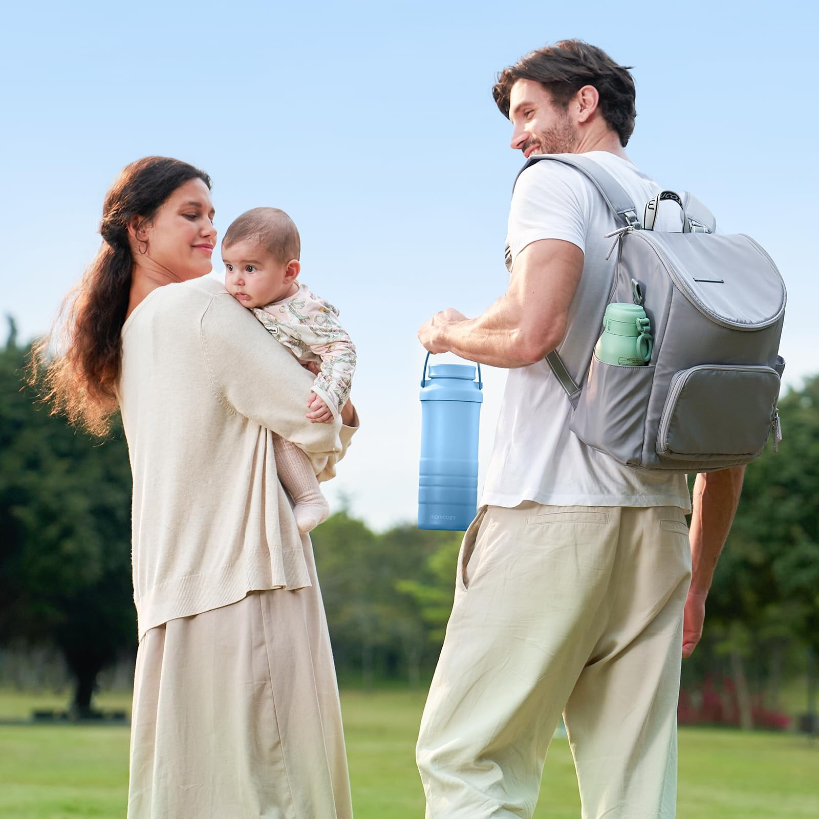 Momcozy Breast Milk Cooler offers 24H+ extended cooling with 360° surround cooling tube technology, keeping breast milk fresh and nutrient-rich during outdoor activities. Simply freeze the tube for 1