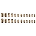 thumbnail image 3 of FCOGIN Medium Square, 24 Pieces, Gold, Metallic Series, Acrylic False Nail, Press on Nail, 3 of 5