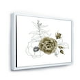 thumbnail image 3 of Designart 'Eucalyptus Branches With Anemone Bouquet Flower I' Traditional Framed Canvas Wall Art Print, 3 of 5