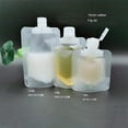 thumbnail image 2 of 12 Pcs Stand-up Empty Packaging Bags Portable Travel Liquid Clear Plastic Empty Packaging Bag, 2 of 9