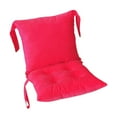thumbnail image 2 of Cojín para silla con respaldo, ligero, antideslizante, suave, ergonómico, para silla Rosa Rojo, 2 of 9