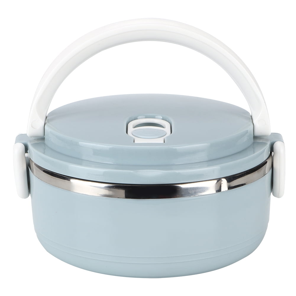 Spptty Portable Stainless Steel Blue Thermal Insulated Rice Noddles