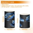 thumbnail image 3 of Electronic Candles Light Combination 3x5In, 3x4In Flameless Candles Plastic Festive Decoration Party Christmas Decoration Blue Beautiful Flowers, 3 of 7