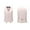 Beige, variant on Men's Business Suit Vest Formal Wedding Slim Fit Single-Breasted Sleeveless V-Neck Solid Dress Waistcoat Prom Tuxedo with Pocket Pink XXXXL