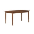 thumbnail image 6 of Comfort Pointe Bonito 59-inch Rectangular Walnut Wood Finish Leg Dining Table, 6 of 15