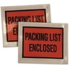 Quality Park, QUA46895, Full Print Self Adhesive Pack List Envelopes, 100 / Box, Clear,Orange