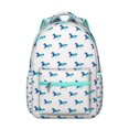 thumbnail image 1 of Farm Horse Student School Backpack Floral Pattern with Cute Pony and Rainbow Print Retro Rural Design Book Bag, 1 of 3