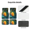 thumbnail image 4 of Pofeuu Mango In The Rain Print Car Foot Mat Set of 4 Pieces - All-Weather Full Set Floor Mats for Cars Trucks SUVs, 4 of 7
