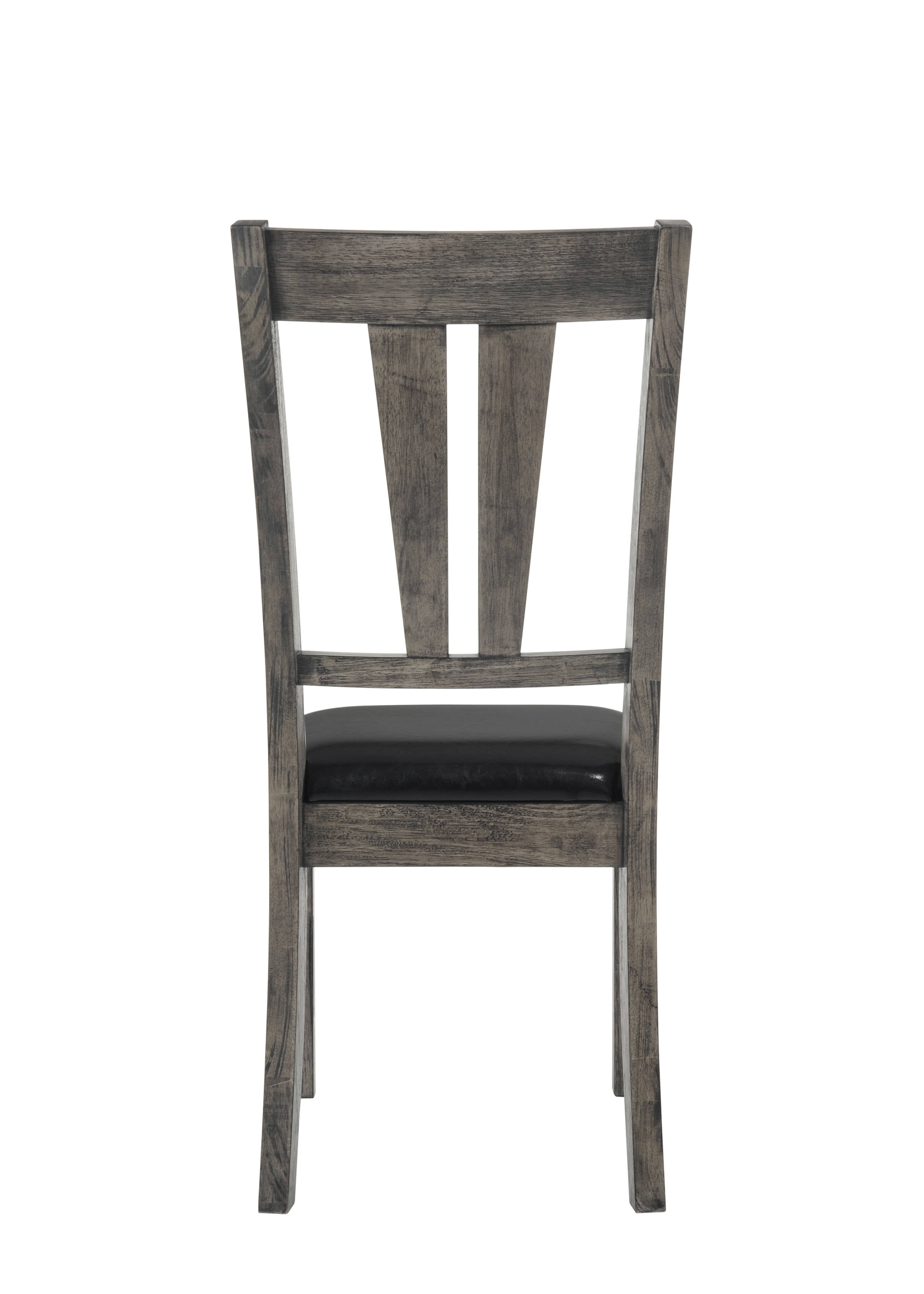 Picket House Furnishings Grayson Fan Back Chair w. PU SeatGrey Oak