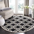 thumbnail image 2 of SAFAVIEH Chatham CHT727K Handmade Black / Ivory Rug, 2 of 10