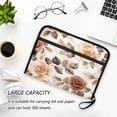 thumbnail image 6 of Organ Folder 14.2 x 0.8 x 10.6 Inches 13 Separate Pockets A4 Size Documents Folder A Sort Storage File Manager For The Home Office Cartoon Brown Roses, 6 of 7