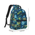 thumbnail image 2 of Yiaed Dump Truck Print School Backpack College Backpack Daypacks for Students High School Spacious and Durable Daypack for Work and Travel-One Size, 2 of 6