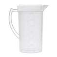 thumbnail image 3 of GROWTH TANK Water Pitcher Fridge Pitcher Ice Tea Kettle Clear with Handle Summer Water Jug Tea Juice Jug for Juice Ice Tea Hot Cold Water 1500ml, 3 of 9