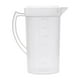thumbnail image 3 of Jarra de agua con tapa de verano jarra transparente jarra fácil jarra de refrigerador limpio fría hervidor de agua caliente, para jugo de 1500 ml, 3 of 8