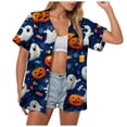 thumbnail image 1 of Chemise Ample à Manches Courtes pour Femmes Imprimé Élégant, 1 of 6