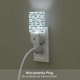 thumbnail image 5 of Fotbe Daisy Striped Nautical Luz Nocturna LED, Luz de Noche con Sensor de Luz Natural de Anochecer a Amanecer, Se Enchufa a la Pared, Blanco Cálido 0.5W-UK, 5 of 7