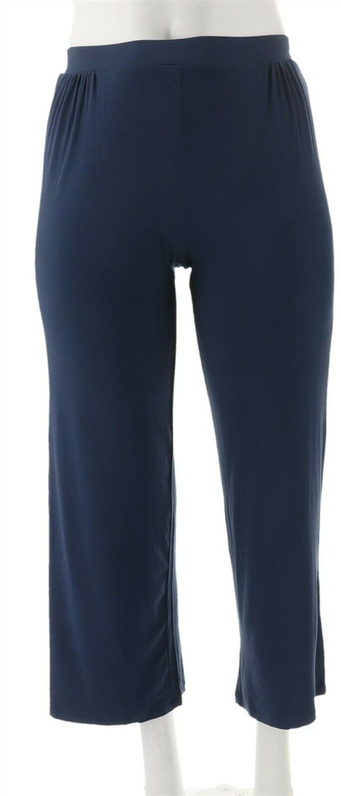 H by Halston - Halston Petite Full Length Pull-On Palazzo Pants Women's A278931 - Walmart.com 