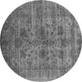 thumbnail image 1 of Ahgly Company Indoor Round Oriental Gray Industrial Area Rugs, 5' Round, 1 of 4
