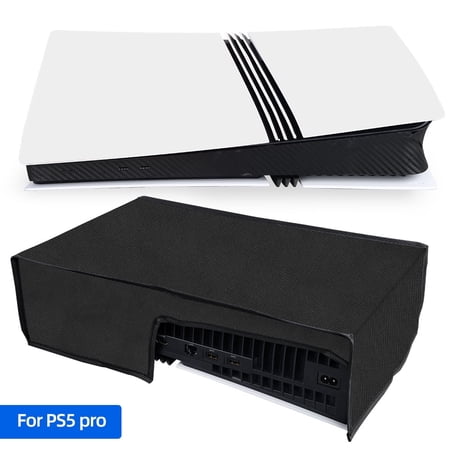 Horizontal Mode Dust Cover for PS5 pro Console 1680D Oxford Cloth Anti-Scratch Waterproof Dust Guard Backend Cutaway Design