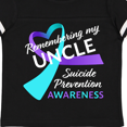 thumbnail image 4 of Inktastic Remembering My Uncle- Suicide Prevention Awareness Boys or Girls Toddler T-Shirt, 4 of 5