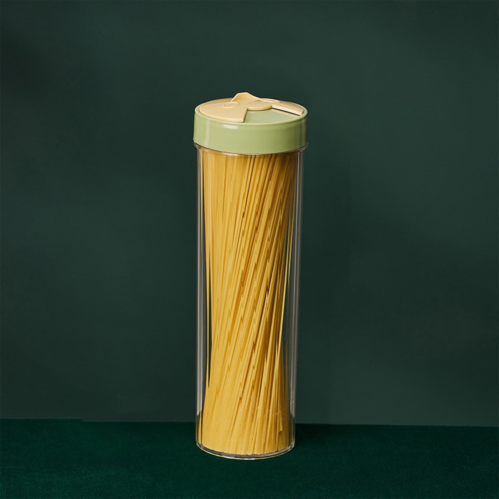 ZENS Glass Pasta Storage Containers, Airtight Tall Spaghetti Jars