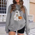 thumbnail image 6 of WEIWEN Boo Jee Halloween Sweatshirt for Women Cute Ghost Pumpkin Graphic Fall Outfits for Women Dressy Casual Long Sleeve Pullover Going Out Tops Womens Sweaters S, 6 of 6