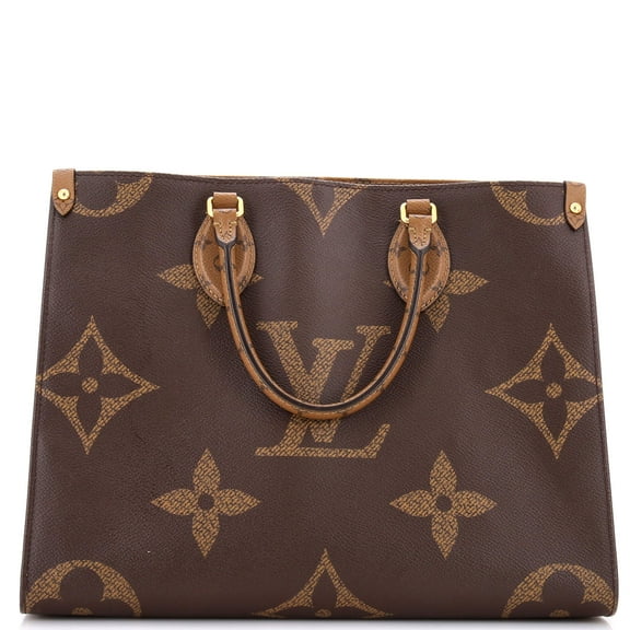 Pre-Owned OnTheGo Tote Reverse Monogram Giant MM By Rebag